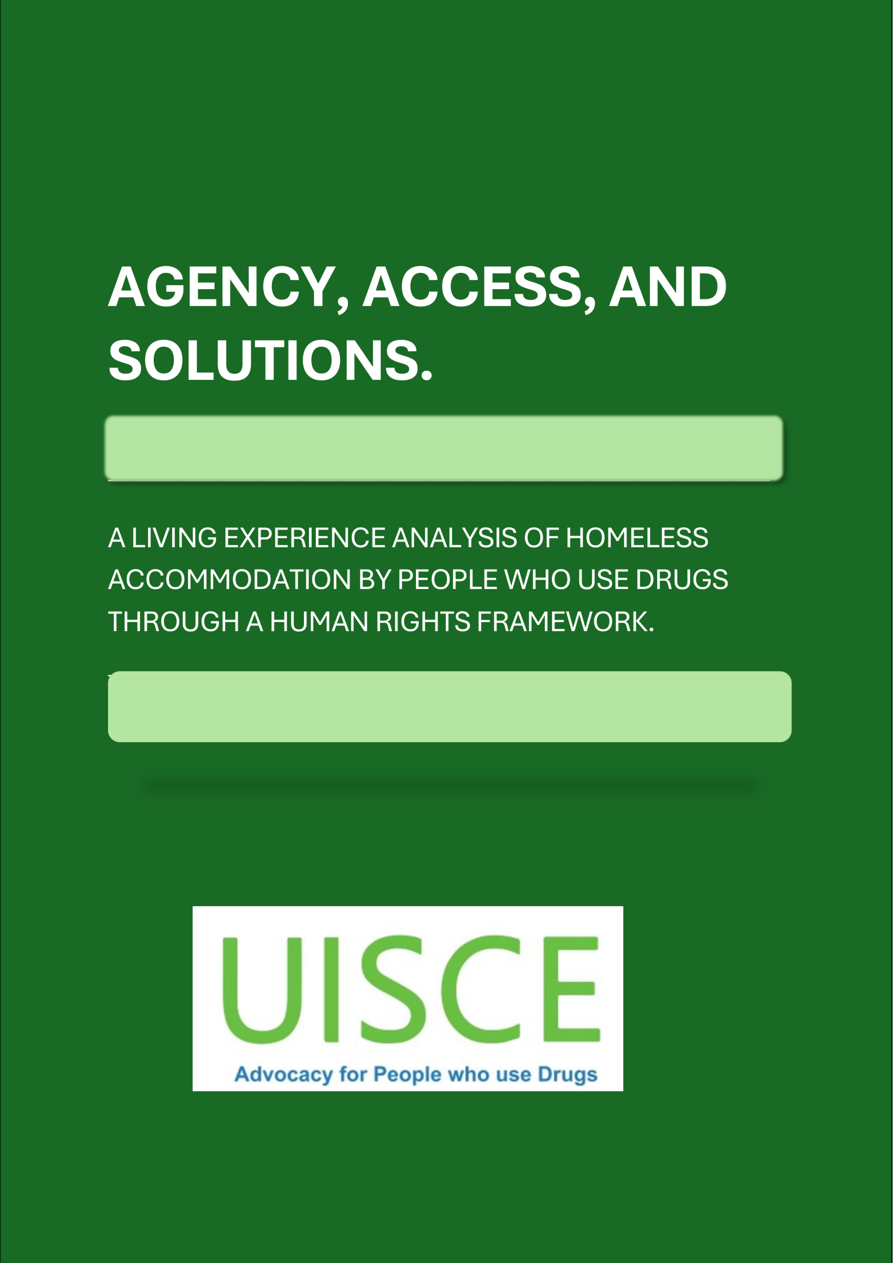 Agency, Access and Solutions